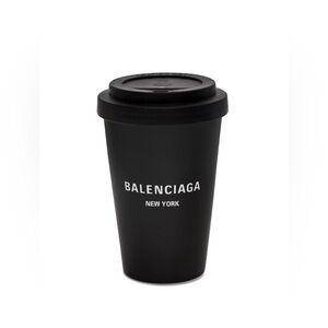 Balenciaga NEW YORK COFFEE CUP IN BLACK Porcelain New in the Box
